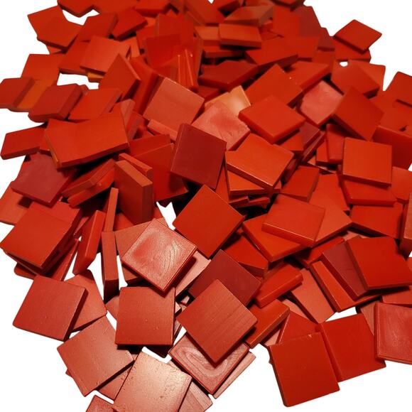 575 Plastic Algebra Tiles Squares Red and Green Math Manipulatives Homeschool - Picture 6 of 16